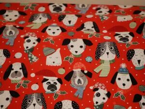 Handmade Santa Paws Pillowcases, Christmas Puppies, Standard Size